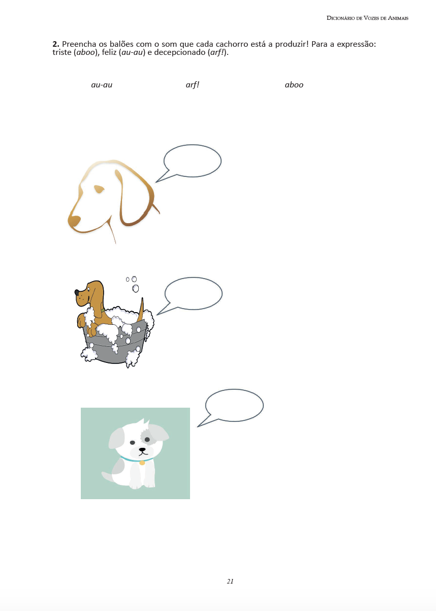 Dicionário de Vozes de Animais - Image 5