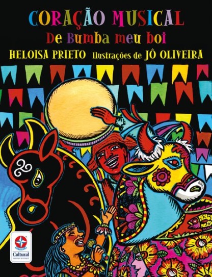 Capa do livro sobre o folclore musical brasileiro Coração musical do bumba meu boi