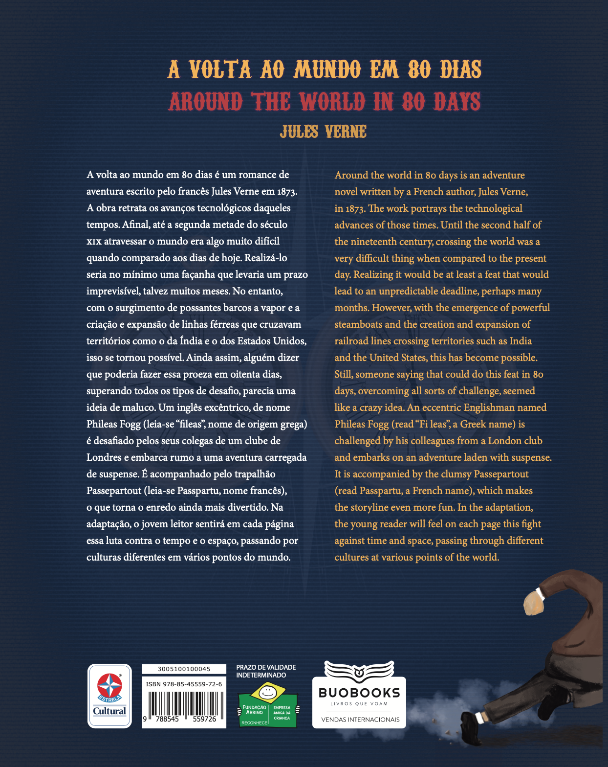 A volta ao mundo em 80 dias (versão português e inglês)