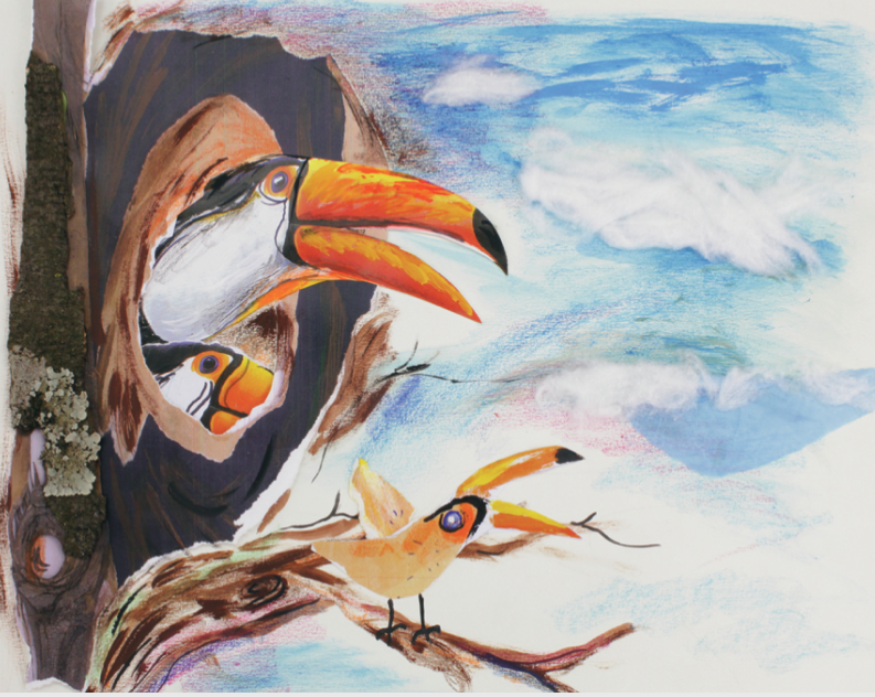 Trecho do livro Um Ninho Coberto de Penas