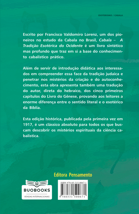 Capa do livro Cabala - Edição
