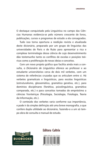 Dicionário De Linguística - 2a. Edição