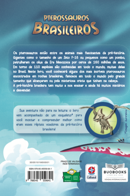 Capa do livro Pterossauros brasileiros na buobooks.com