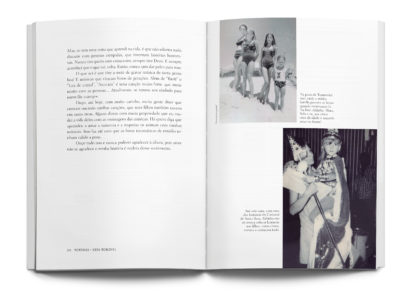 Miolo com fotos do livro Memórias de Xuxa Meneguel