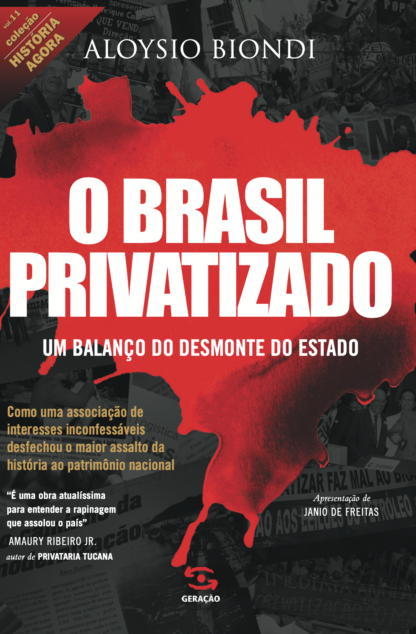 Capa do livro O Brasil Privatizado