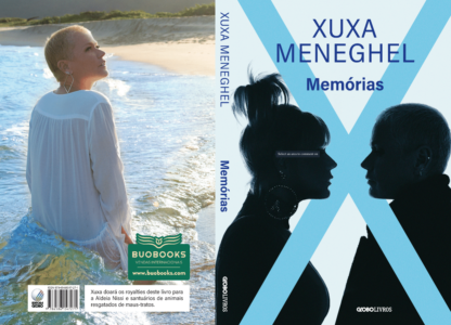 Contracapa 2019 do livro Memórias de Xuxa Meneguel