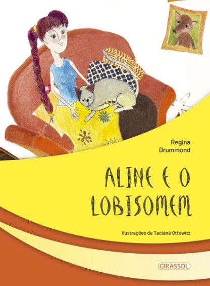 Capa do livro Aline e o lobisomem