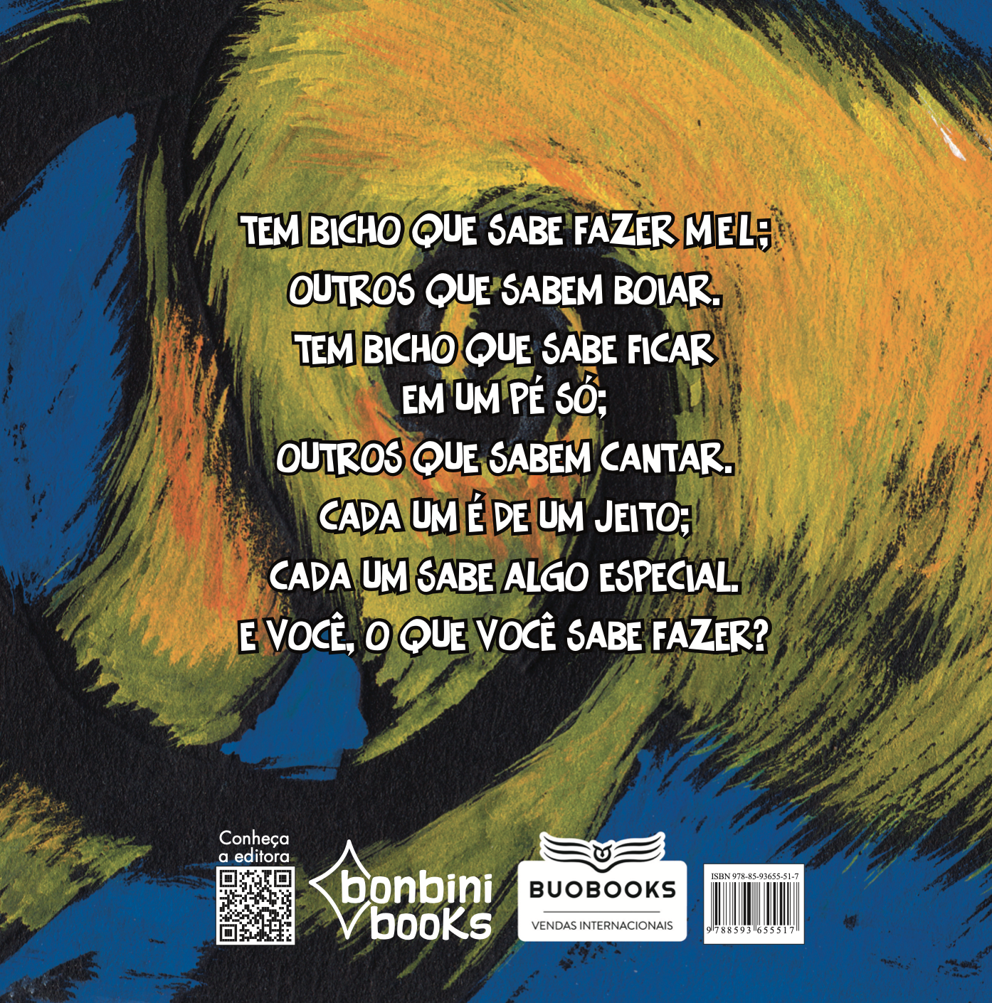 Capa do livro Tem bicho que sabe...
