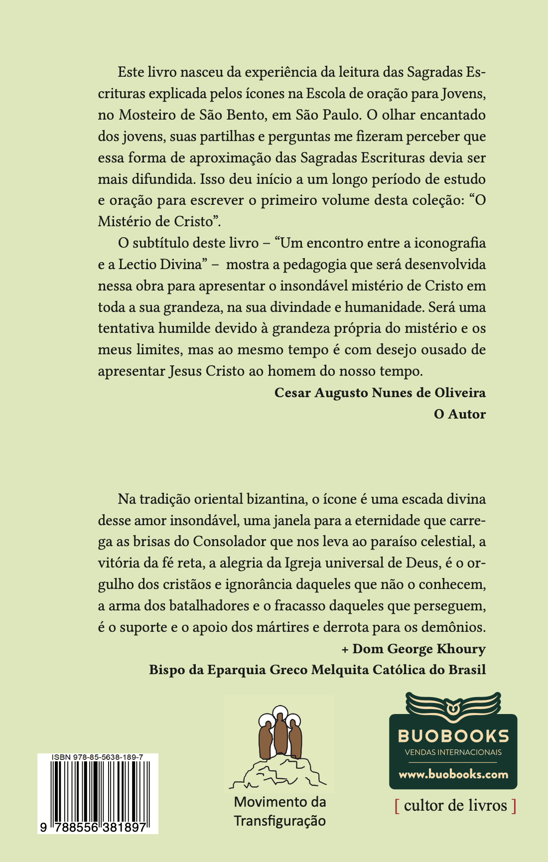Capa do livro O Mistério de Cristo I