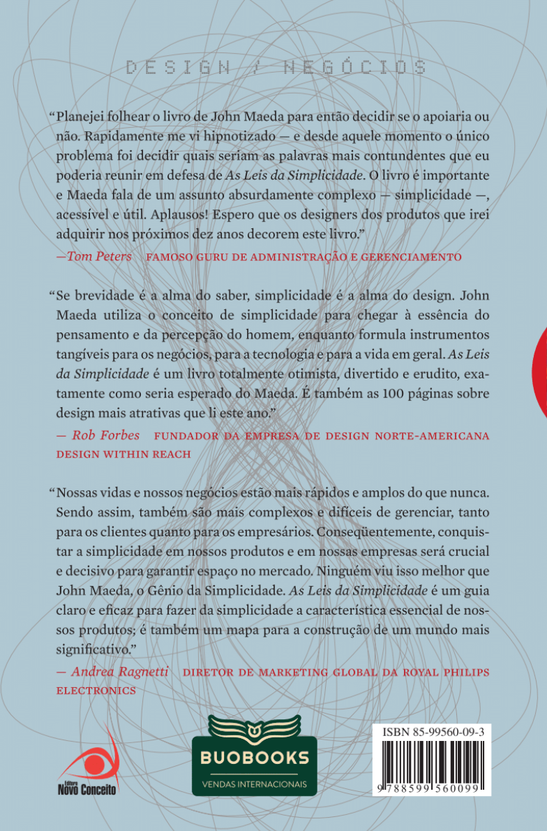 Capa do livro As Leis da Simplicidade