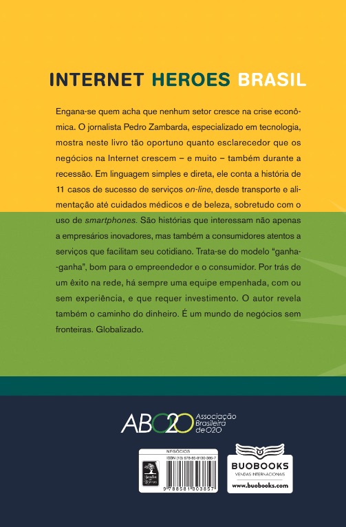 Capa do livro Internet Heroes Brasil