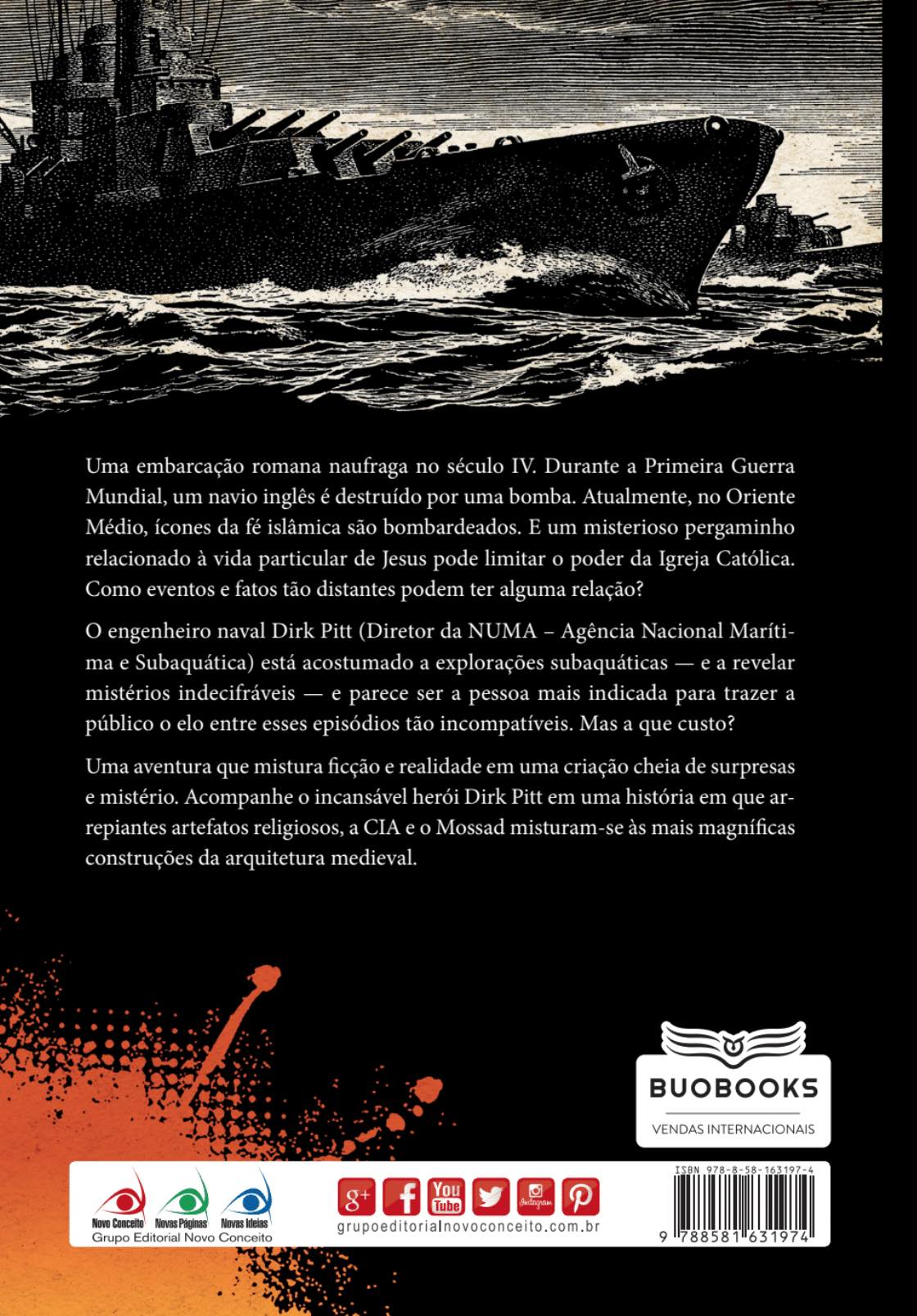 Contracapa do livro A conspiração