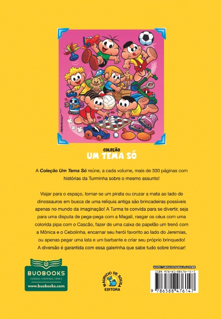 Capa do livro Cascão - Brincadeiras