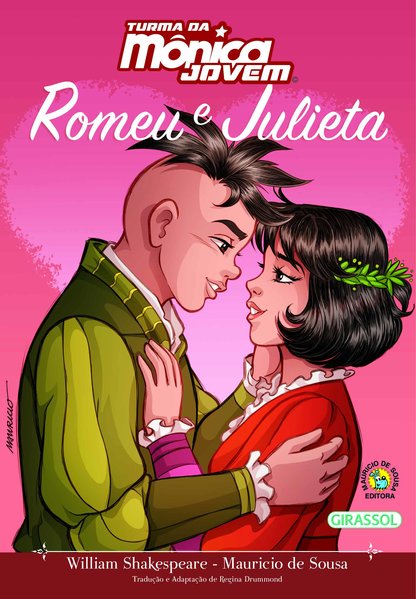 Capa do livro Romeu e Julieta - Turma da Mônica Jovem