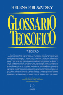 Capa do livro Glossário Teosófico