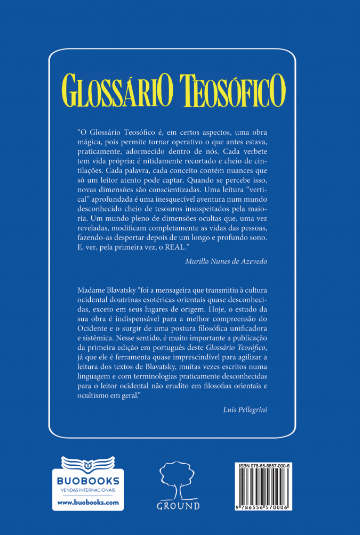 Capa do livro Glossário Teosófico