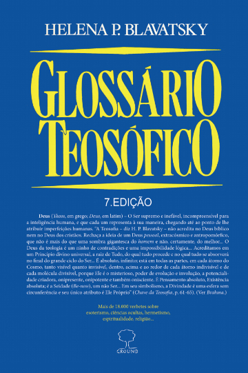 Capa do livro Glossário Teosófico