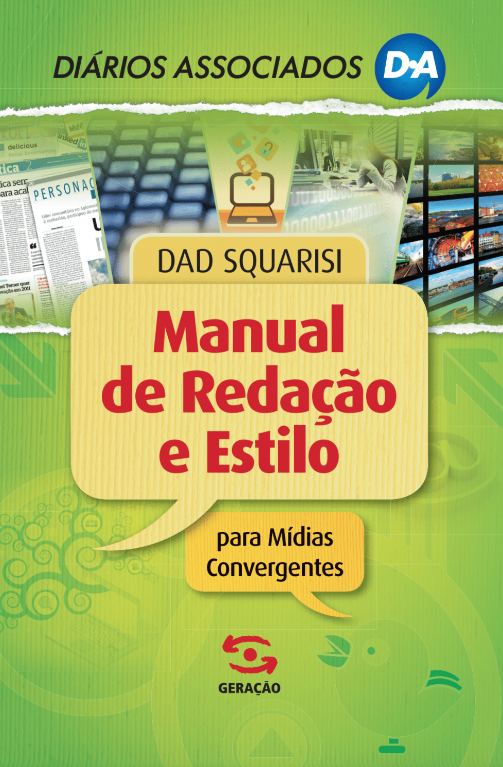 Capa do livro Manual de redação e estilo para mídias convergentes