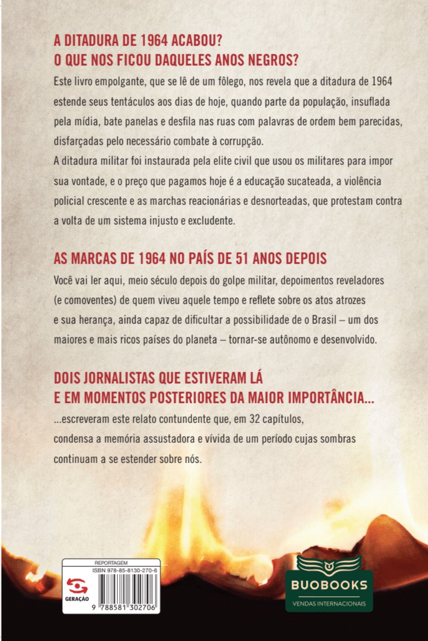 Contracapa do livro Golpe de estado