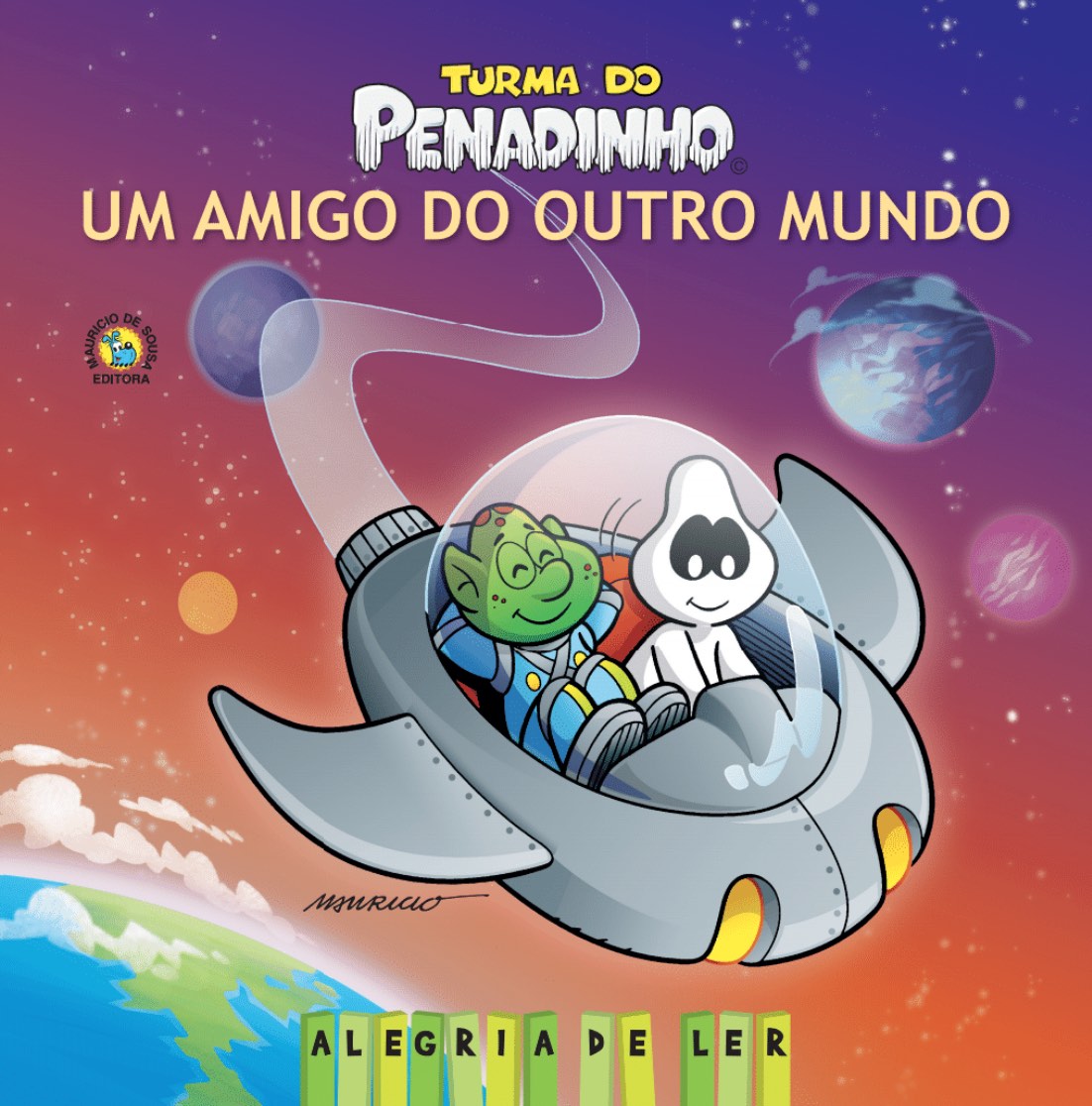 Capa do livro Um amigo do outro mundo