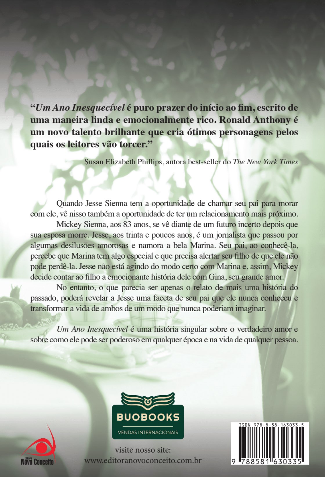 Contrcapa Um ano inesquecível