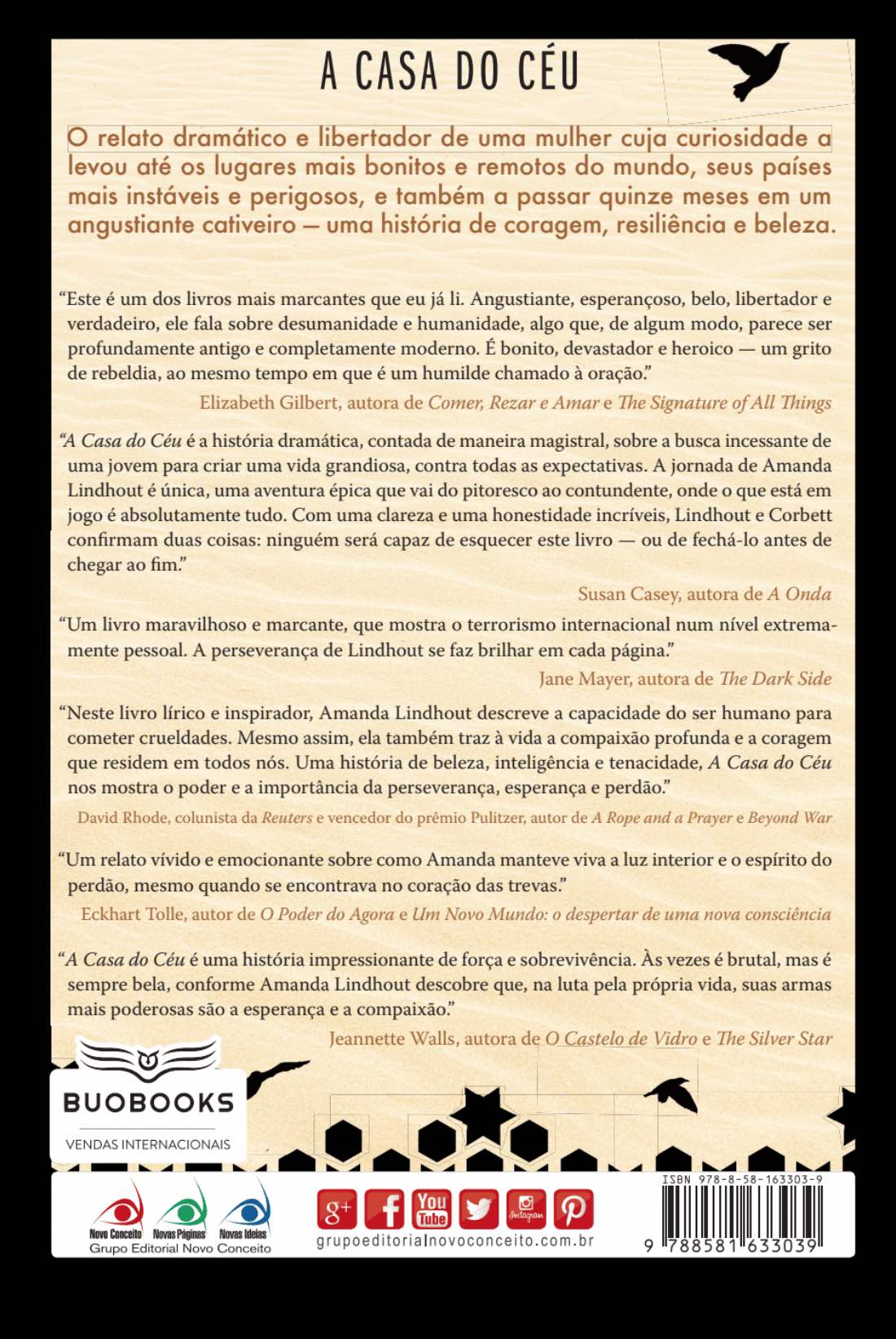 Capa do livro A casa do céu