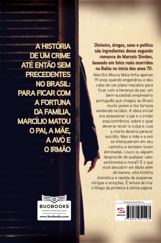 Capa do livro Muito além da loucura