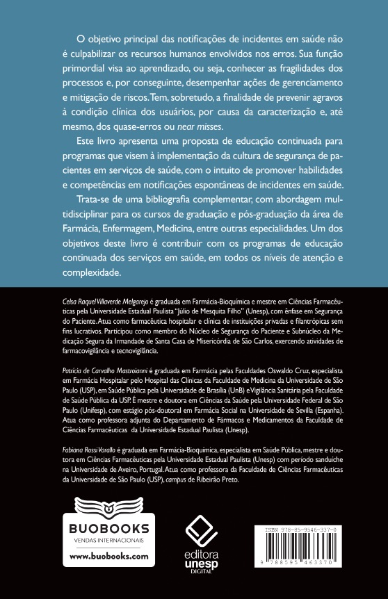 Promoção da cultura de notificação de incidentes em saúde